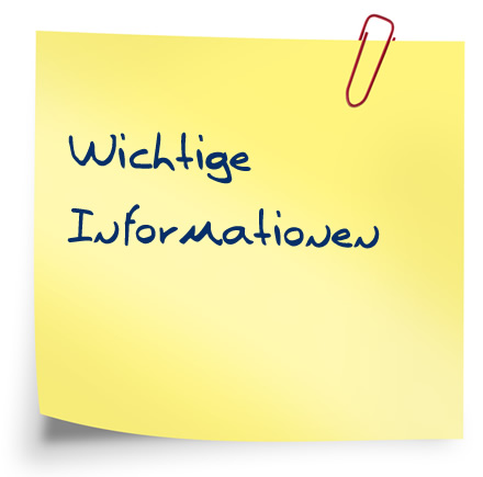 Wichtige Informationen